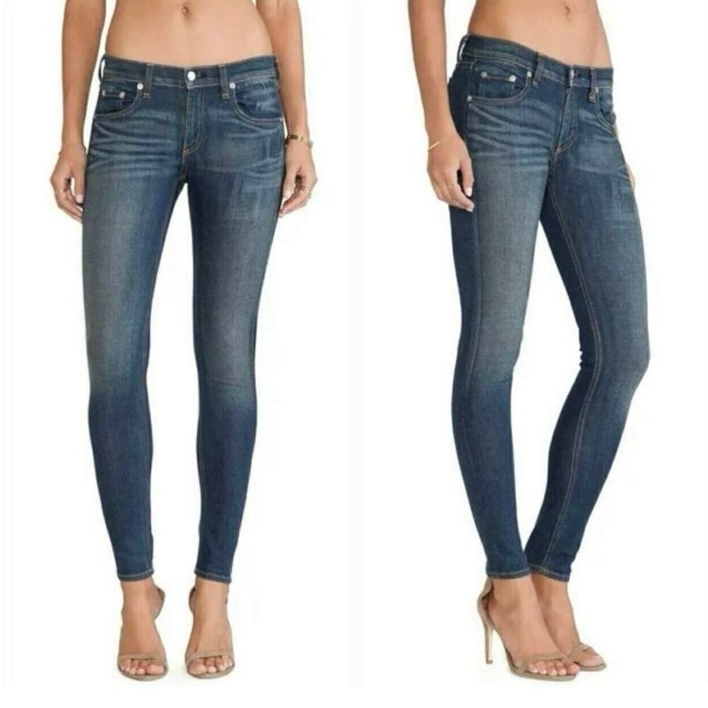 Rag & Bone Skinny Jeans Womens Size 29 in Heathway Medium Wash *EUC